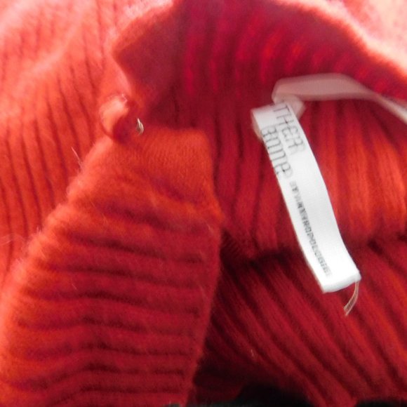 🌳🍃 Anthropologie Feather Bone Oda Red Sweater Dress 🌳🍃 - Picture 14 of 15